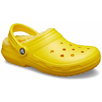 Crocs Classic Lined Clog Men's Shoes Gold | Australia 0675NWYB